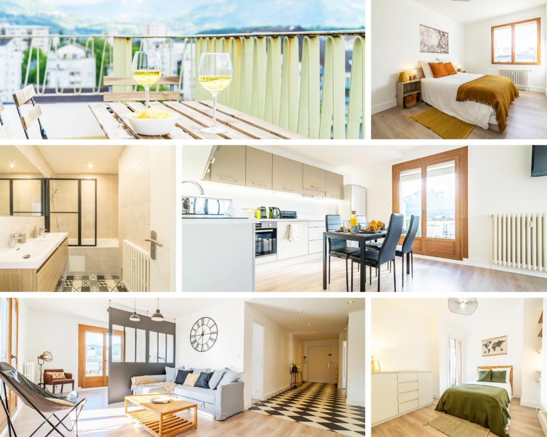 Vue Sensationnelle - Wifi Fibre - Arrivee Autonome Apartment Chambery Bagian luar foto