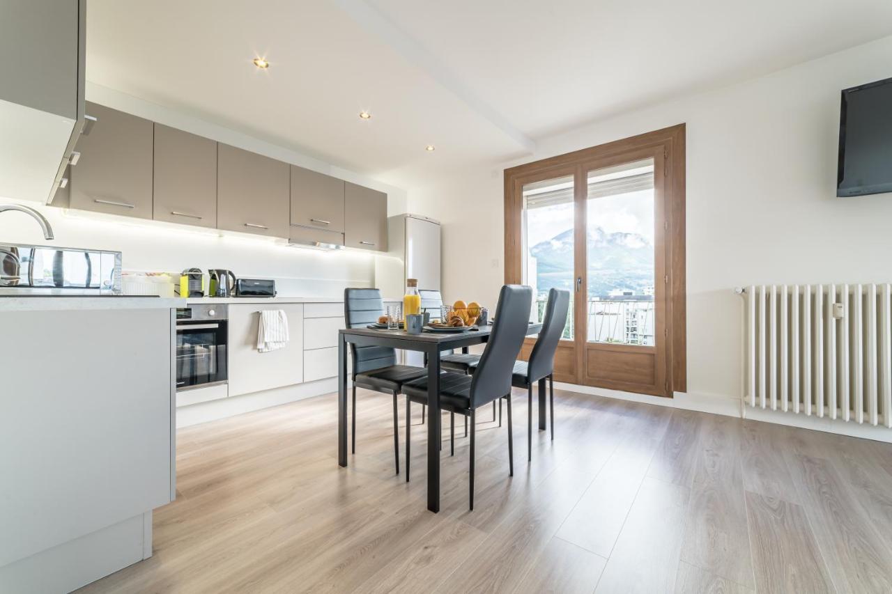 Vue Sensationnelle - Wifi Fibre - Arrivee Autonome Apartment Chambery Bagian luar foto
